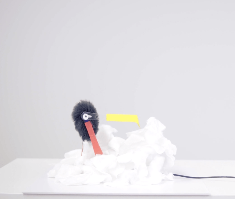 Needy Robot that responds to constant clapping